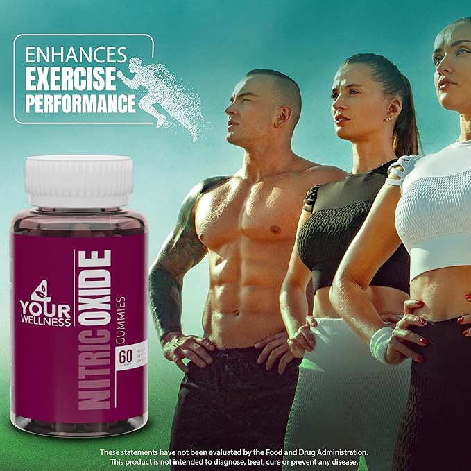 Nitric Oxide Gummies, Boosting Nitric Oxide Production and Blood Pressure, Made with Beet Root
