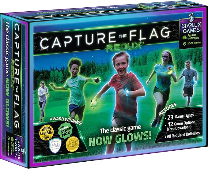 Redux: The Original Glow in The Dark Capture The Flag Game | Ages 8+ | Outdoor Games for Kids and