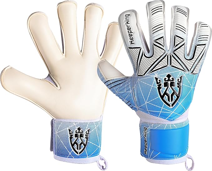 Soccer Goalie Goalkeeper Gloves for Kids Boys Youth & Adult,Latex Strong Grip Palms with Removable