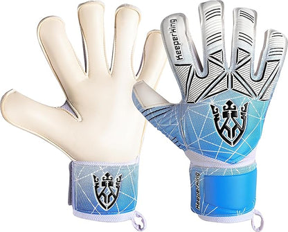 Soccer Goalie Goalkeeper Gloves for Kids Boys Youth & Adult,Latex Strong Grip Palms with Removable