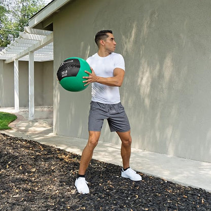 ProsourceFit Soft Medicine Balls, Wall Balls and Full Body Dynamic Exercises, Color-Coded Weights: