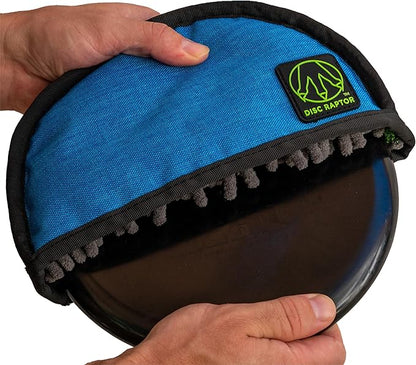 The Original Disc Golf Cleaning Tool with Microfiber & Turf | Flying Disc Golf Towel Accessories &