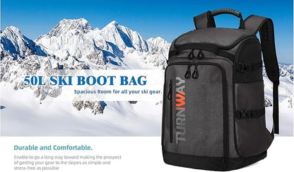 Ski/Snowboard Boot Bag/Skating Bag | Excellent for Store and Transport Gear, Jacket, Helmet