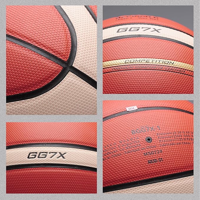 Training Soft Touch Rubber and Faux Leather Fighting Basketball, High Bounce Indoor Outdoor