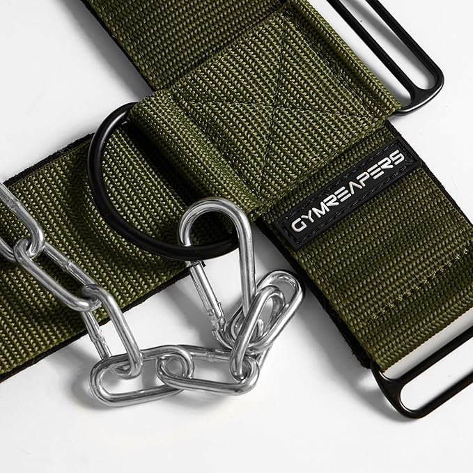 Gymreapers Neck Harness Weight Lifting - Neck Trainer Workout Equipment - Heavy Duty Stainless