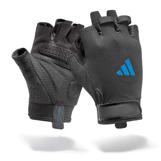 Adidas Essential Training & Weightlifting Gloves, Fingerless Workout Gloves