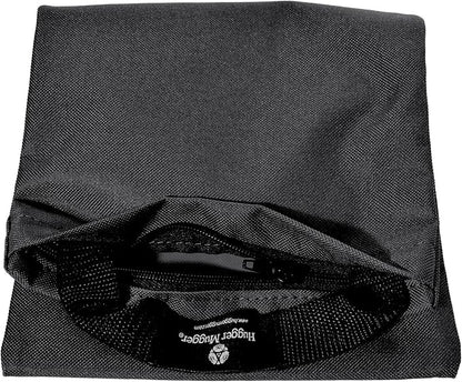 Hugger Mugger Unfilled 10lb Yoga Sandbag - Adds Weight to Your Poses, Zipper Cover, Sturdy Handle