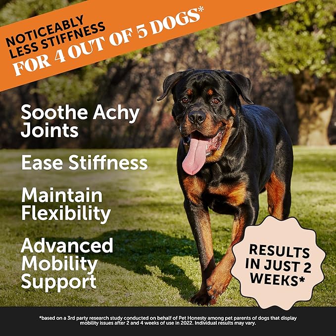 Hip & Joint Health Max Strength - Natural Joint Supplement for Dogs Chews - Glucosamine, Omega-3s