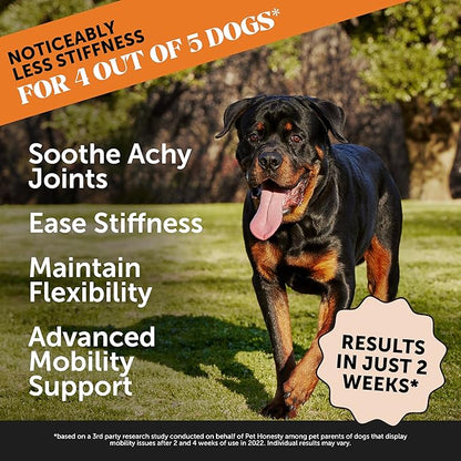 Hip & Joint Health Max Strength - Natural Joint Supplement for Dogs Chews - Glucosamine, Omega-3s