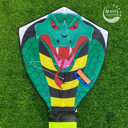 Large Cobra Kite for Adults Kids Boys with Super Long Tail, Extra Easy to Fly, Best Huge Kites for