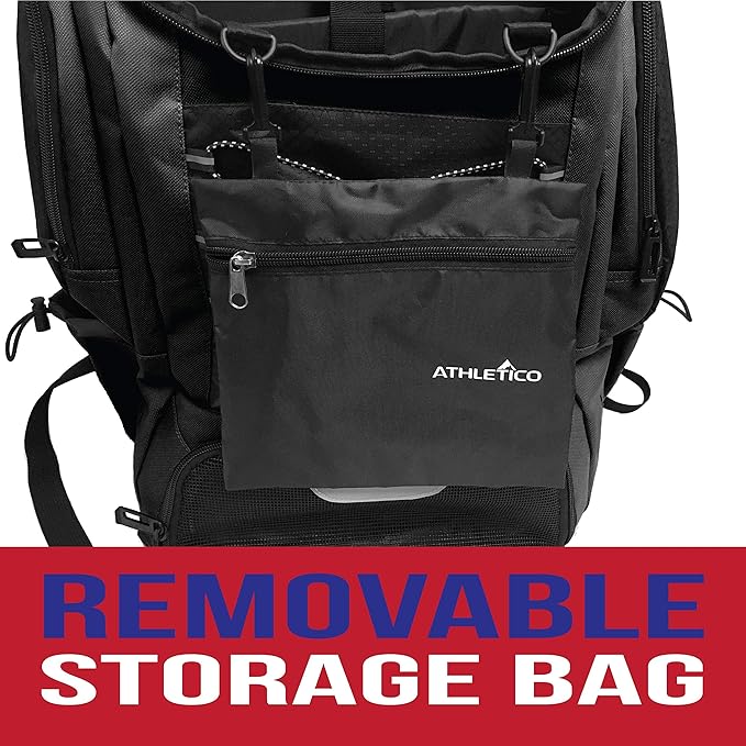 Athletico Swim Backpack - Swim Bag With Wet & Dry Compartments for Swimming, Beach, Camping - Pool