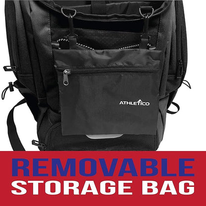 Athletico Swim Backpack - Swim Bag With Wet & Dry Compartments for Swimming, Beach, Camping - Pool