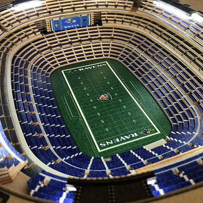 YouTheFan NFL 25-Layer StadiumViews Lighted End Table