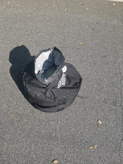Round Fitness Sandbag 150/100/50 LB with Two Handles - Heavy Duty Workout Sandbags for Training