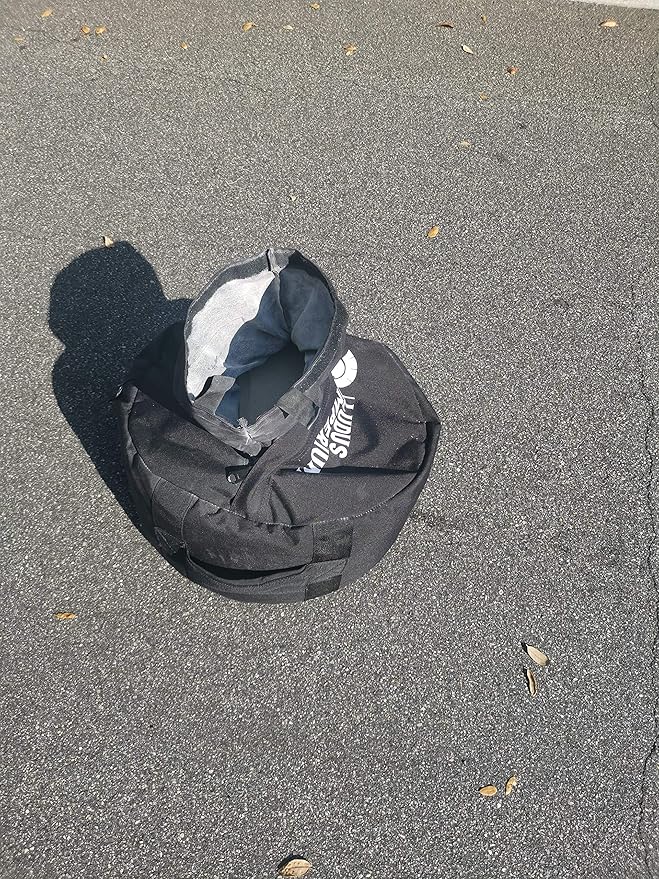 Round Fitness Sandbag 150/100/50 LB with Two Handles - Heavy Duty Workout Sandbags for Training
