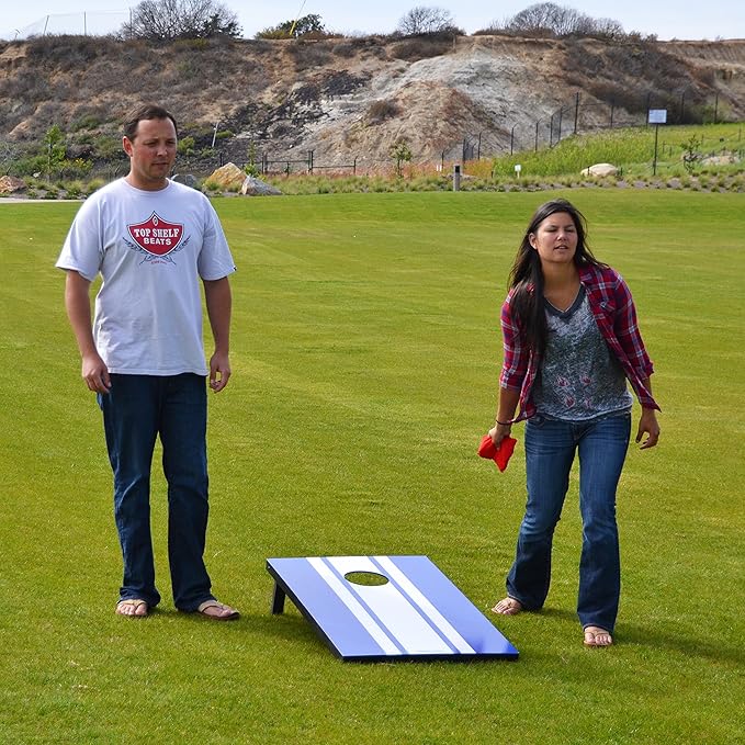 GoSports Portable Cornhole Sets, 8 Styles – Choose 4 x 2 ft or 3 x 2 ft - Boards Include 8 Bean
