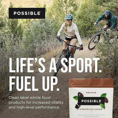 Possible Protein Powder Chocolate Cacao - 20g of Vegan, Plant-Based Protein Mix - Non-GMO