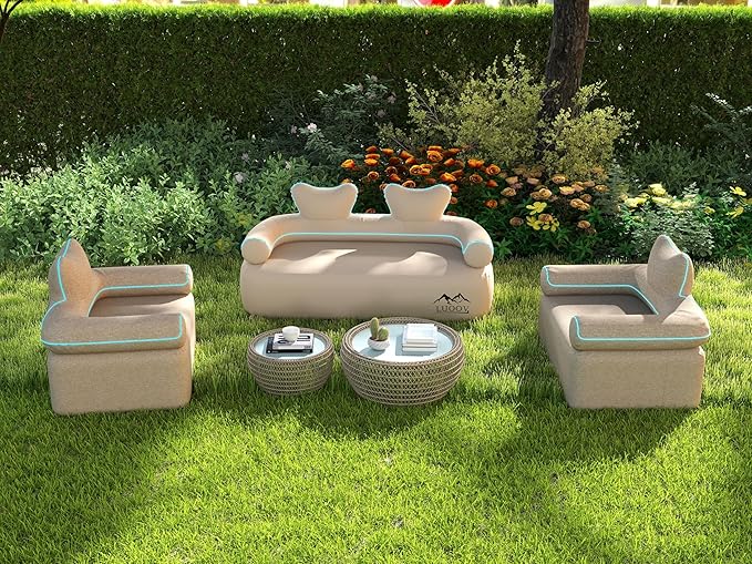LUOOV Air Mattress Sofa Bed with Portable Air Pump,Folding Inflatable Sofa Camping Chair Couch