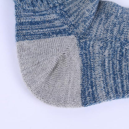 EnerWear 4 Pack Women's Merino Wool Outdoor Hiking Trail Crew Sock