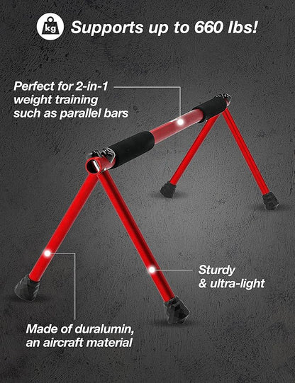 Push Up Bar ??Folding Dip Bar for Home Workout, Lightweight & Portable Strength Training Equipment