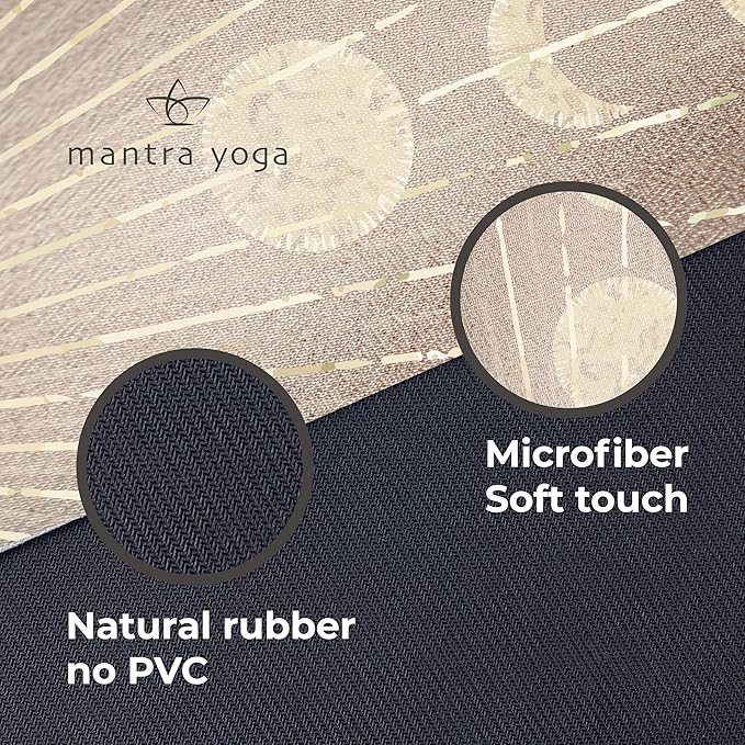 Mantra Yoga Travel PRO 1.5mm - Foldable Fitness & Exercise Mat with Bag | Lightweight, Compact &