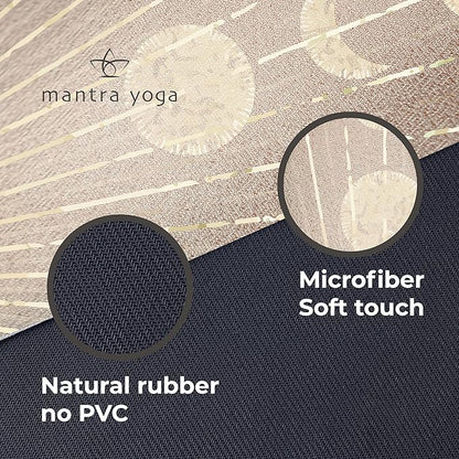 Mantra Yoga Travel PRO 1.5mm - Foldable Fitness & Exercise Mat with Bag | Lightweight, Compact &