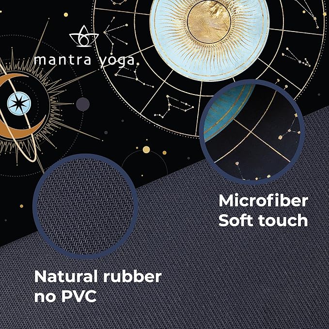 Mantra Yoga Travel PRO 1.5mm - Foldable Fitness & Exercise Mat with Bag | Lightweight, Compact &