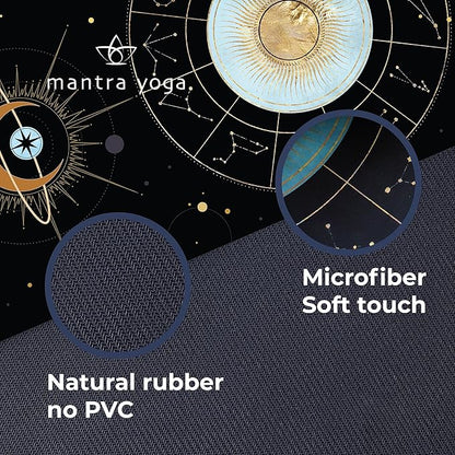 Mantra Yoga Travel PRO 1.5mm - Foldable Fitness & Exercise Mat with Bag | Lightweight, Compact &