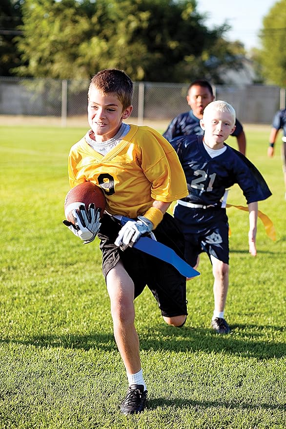 SKLZ 10 Man Flag Football + End Zone Pylons, Complete Indoor & Outdoor Training Set