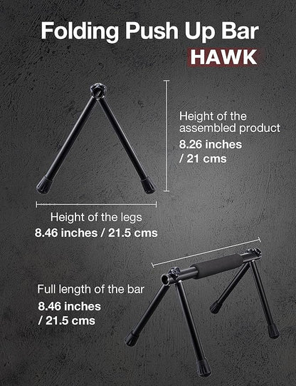 Push Up Bar ??Folding Dip Bar for Home Workout, Lightweight & Portable Strength Training Equipment