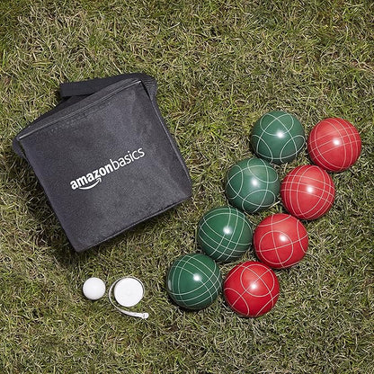 Amazon Basics 100mm Bocce Ball Set