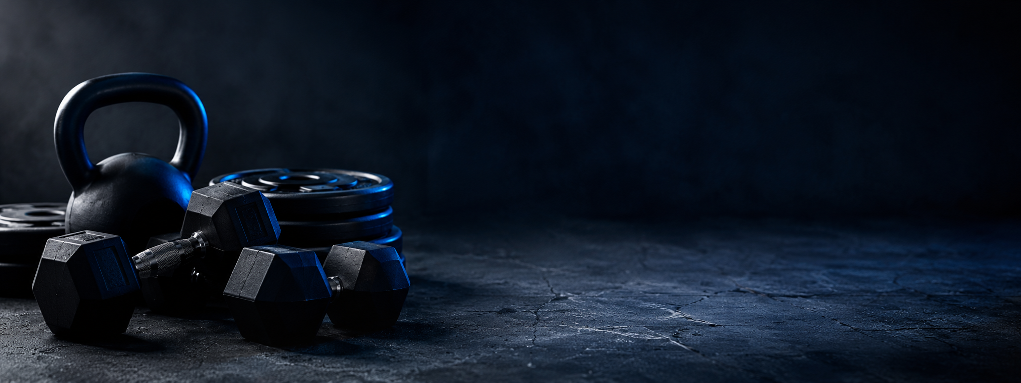 Athlevo hero - dumbbells and kettlebell